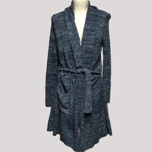 Grace & Lace Blue Soft Knit Fuzzy Robe